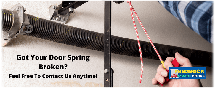 Broken Garage Door Spring Repair Frederick MD (240) 913-6832